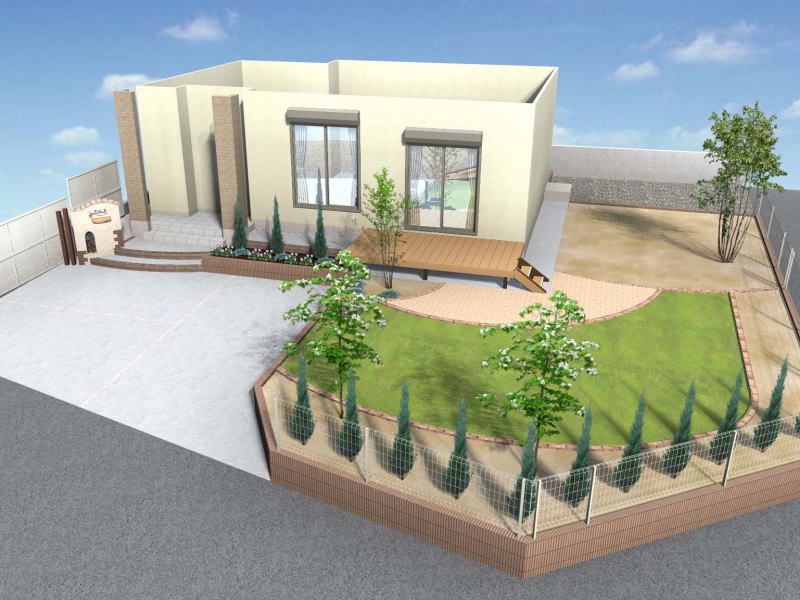 広栄産業 エクステリア ガーデンリフォーム 小山市 栃木県 茨木県 古河市 ガーデン工事 外構工事 野木町 佐野市 下都賀郡