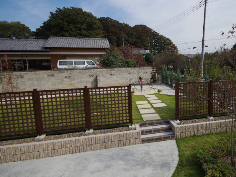 広栄産業 エクステリア ガーデンリフォーム 小山市 栃木県 茨木県 古河市 ガーデン工事 外構工事 野木町 佐野市 下都賀郡