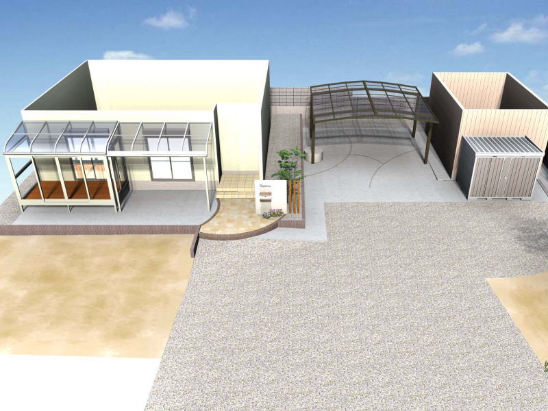 広栄産業 エクステリア ガーデンリフォーム 小山市 栃木県 茨木県 古河市 ガーデン工事 外構工事 野木町 佐野市 下都賀郡