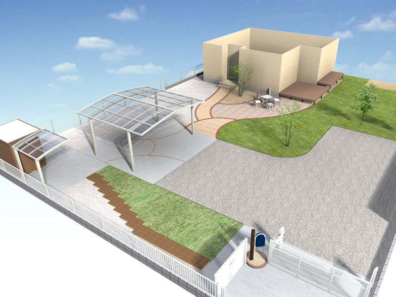 広栄産業 エクステリア ガーデンリフォーム 小山市 栃木県 茨木県 古河市 ガーデン工事 外構工事 野木町 佐野市 下都賀郡