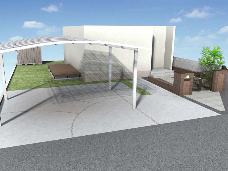 広栄産業 エクステリア ガーデンリフォーム 小山市 栃木県 茨木県 古河市 ガーデン工事 外構工事 野木町 佐野市 下都賀郡