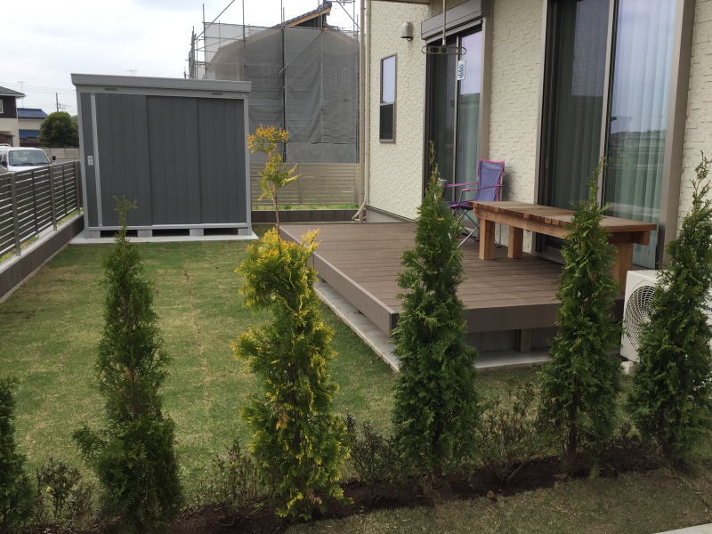 広栄産業 エクステリア ガーデンリフォーム 小山市 栃木県 茨木県 古河市 ガーデン工事 外構工事 野木町 佐野市 下都賀郡