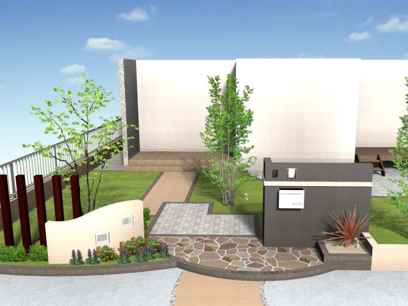 広栄産業 エクステリア ガーデンリフォーム 小山市 栃木県 茨木県 古河市 ガーデン工事 外構工事 野木町 佐野市 下都賀郡