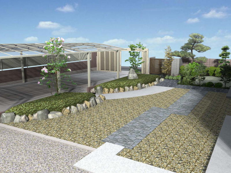 広栄産業 エクステリア ガーデンリフォーム 小山市 栃木県 茨木県 古河市 ガーデン工事 外構工事 野木町 佐野市 下都賀郡