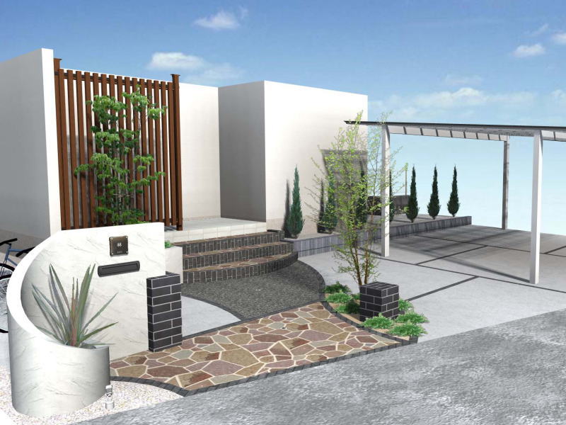 広栄産業 エクステリア ガーデンリフォーム 小山市 栃木県 茨木県 古河市 ガーデン工事 外構工事 野木町 佐野市 下都賀郡