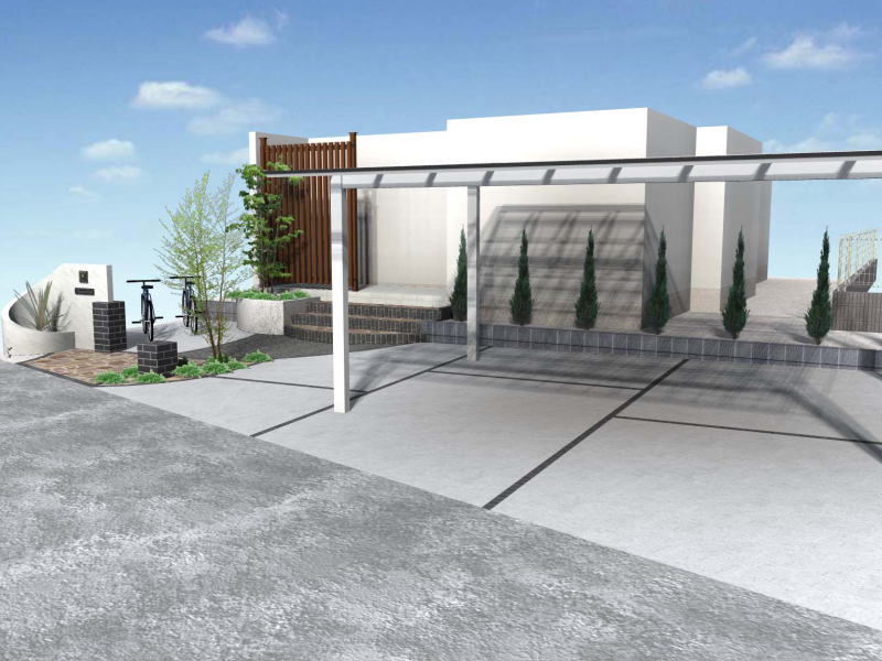 広栄産業 エクステリア ガーデンリフォーム 小山市 栃木県 茨木県 古河市 ガーデン工事 外構工事 野木町 佐野市 下都賀郡