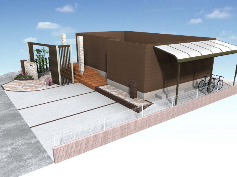 広栄産業 エクステリア ガーデンリフォーム 小山市 栃木県 茨木県 古河市 ガーデン工事 外構工事 野木町 佐野市 下都賀郡