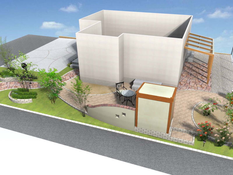 広栄産業 エクステリア ガーデンリフォーム 小山市 栃木県 茨木県 古河市 ガーデン工事 外構工事 野木町 佐野市 下都賀郡