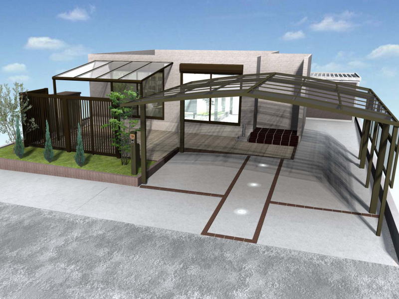 広栄産業 エクステリア ガーデンリフォーム 小山市 栃木県 茨木県 古河市 ガーデン工事 外構工事 野木町 佐野市 下都賀郡