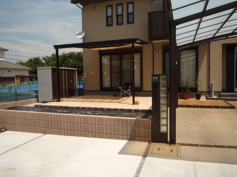 広栄産業 エクステリア ガーデンリフォーム 小山市 栃木県 茨木県 古河市 ガーデン工事 外構工事 野木町 佐野市 下都賀郡