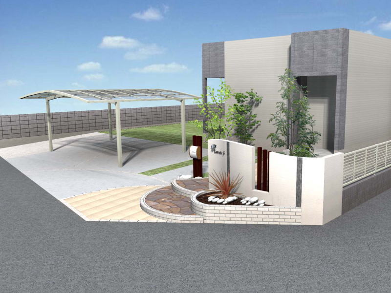 広栄産業 エクステリア ガーデンリフォーム 小山市 栃木県 茨木県 古河市 ガーデン工事 外構工事 野木町 佐野市 下都賀郡