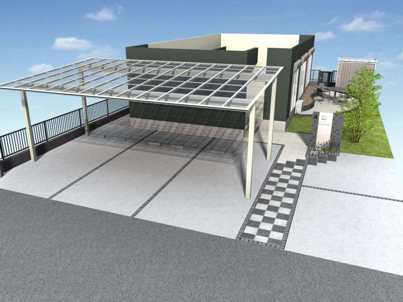 広栄産業 エクステリア ガーデンリフォーム 小山市 栃木県 茨木県 古河市 ガーデン工事 外構工事 野木町 佐野市 下都賀郡