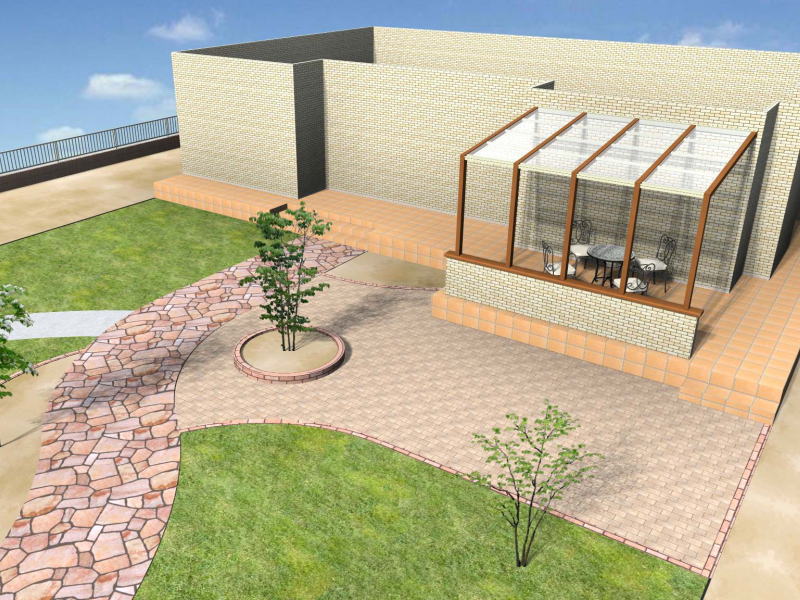 広栄産業 エクステリア ガーデンリフォーム 小山市 栃木県 茨木県 古河市 ガーデン工事 外構工事 野木町 佐野市 下都賀郡