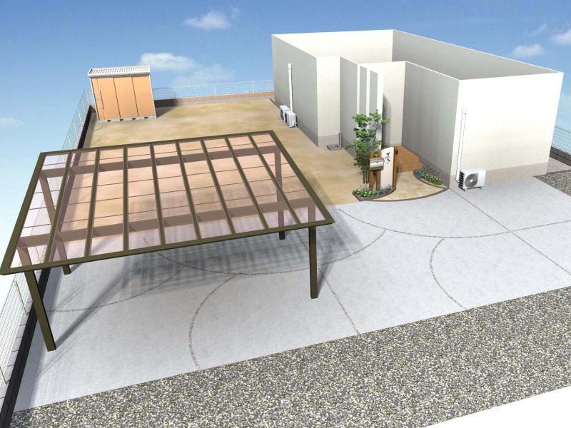 広栄産業 エクステリア ガーデンリフォーム 小山市 栃木県 茨木県 古河市 ガーデン工事 外構工事 野木町 佐野市 下都賀郡