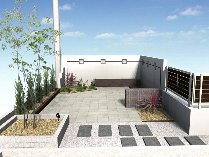 広栄産業 エクステリア ガーデンリフォーム 小山市 栃木県 茨木県 古河市 ガーデン工事 外構工事 野木町 佐野市 下都賀郡