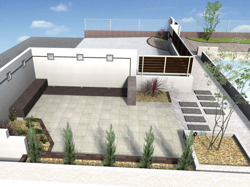 広栄産業 エクステリア ガーデンリフォーム 小山市 栃木県 茨木県 古河市 ガーデン工事 外構工事 野木町 佐野市 下都賀郡