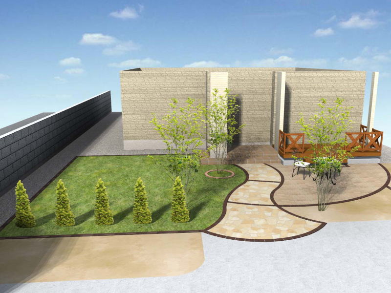 広栄産業 エクステリア ガーデンリフォーム 小山市 栃木県 茨木県 古河市 ガーデン工事 外構工事 野木町 佐野市 下都賀郡