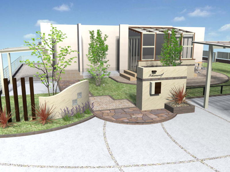 広栄産業 エクステリア ガーデンリフォーム 小山市 栃木県 茨木県 古河市 ガーデン工事 外構工事 野木町 佐野市 下都賀郡