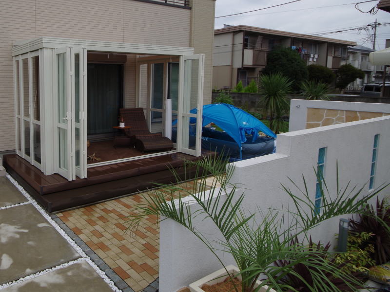 広栄産業 エクステリア ガーデンリフォーム 小山市 栃木県 茨木県 古河市 ガーデン工事 外構工事 野木町 佐野市 下都賀郡