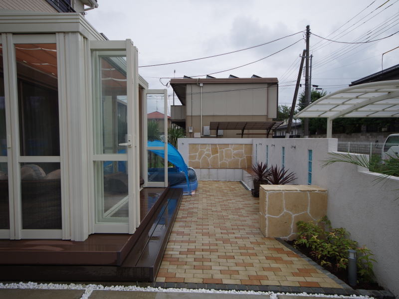 広栄産業 エクステリア ガーデンリフォーム 小山市 栃木県 茨木県 古河市 ガーデン工事 外構工事 野木町 佐野市 下都賀郡