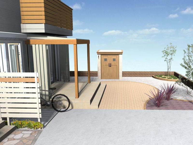 広栄産業 エクステリア ガーデンリフォーム 小山市 栃木県 茨木県 古河市 ガーデン工事 外構工事 野木町 佐野市 下都賀郡