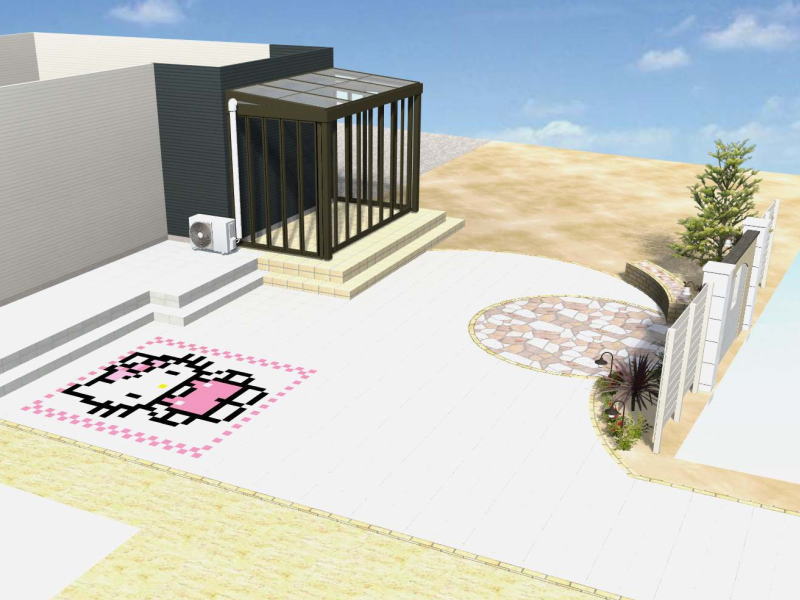 広栄産業 エクステリア ガーデンリフォーム 小山市 栃木県 茨木県 古河市 ガーデン工事 外構工事 野木町 佐野市 下都賀郡