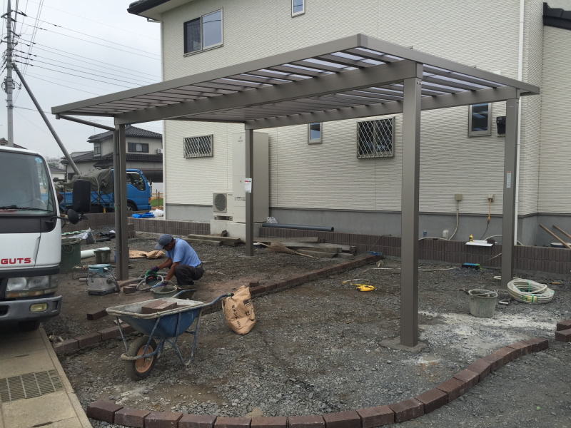 広栄産業 エクステリア ガーデンリフォーム 小山市 栃木県 茨木県 古河市 ガーデン工事 外構工事 野木町 佐野市 下都賀郡