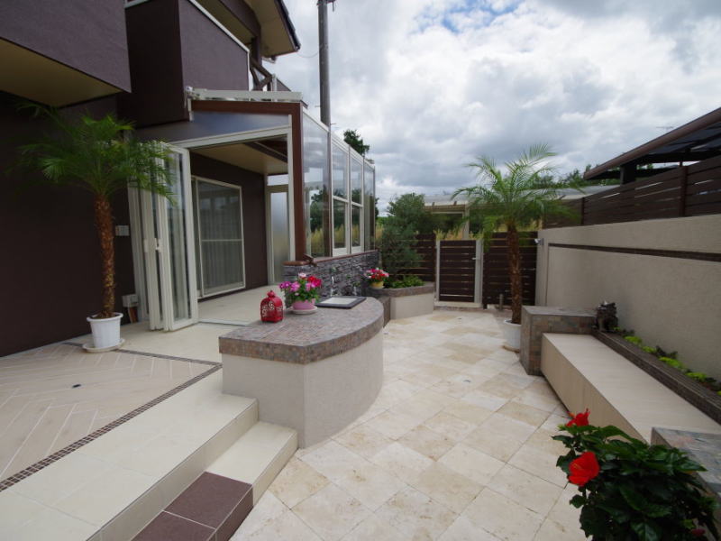 広栄産業 エクステリア ガーデンリフォーム 小山市 栃木県 茨木県 古河市 ガーデン工事 外構工事 野木町 佐野市 下都賀郡